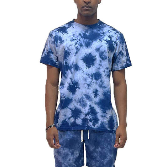 Blue Splotch Tie Dye T-Shirt