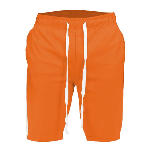 Orange Single Stripe Shorts